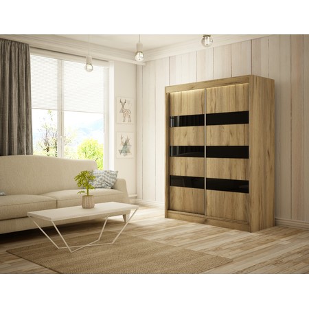 Solit Gardróbszekrény - 120 cm Kézműves tölgy Furniture