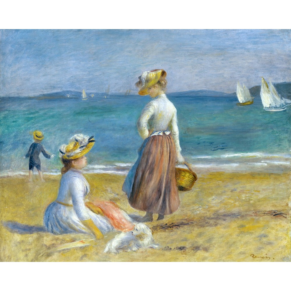 Auguste Renoir - Figures on the Beach másolat