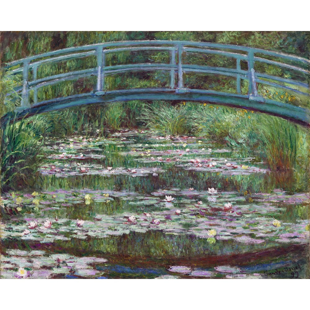 Claude Monet festmény másolat - The Japanese Footbridge